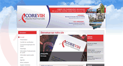Desktop Screenshot of corevih-haute-normandie.fr